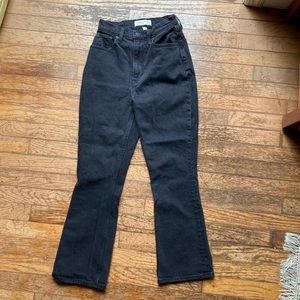 Black Abercrombie & Fitch Kick Flare Jeans